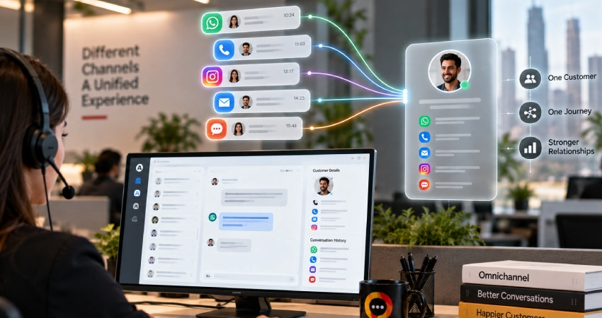 Omnichannel خدمة العملاء