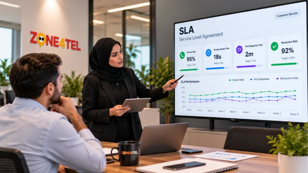 ما هو SLA في خدمة العملاء؟ وكيف تحدد مستوى الخدمة في مركز الاتصال؟