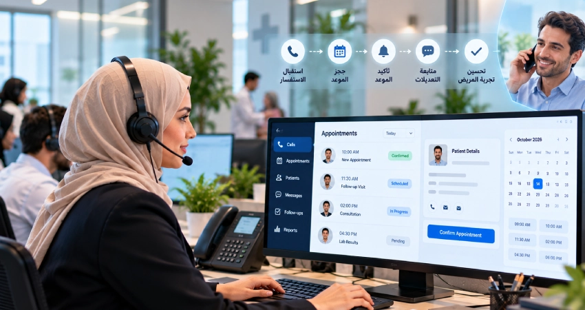 كول سنتر للعيادات